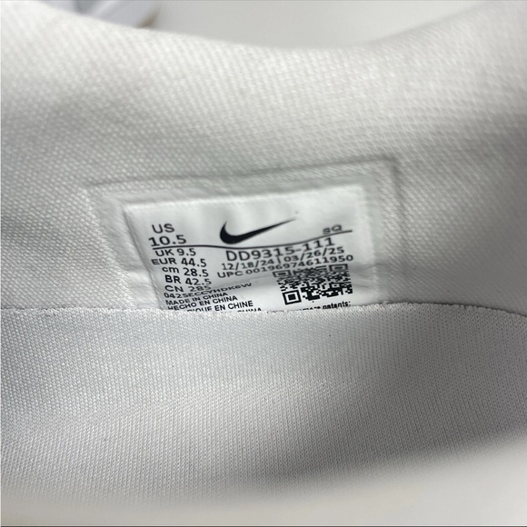 Nike Air Jordan 1 Low Golf Shoes - White/ Gum (DD9315-111) Size 10.5 - Picture 6 of 8